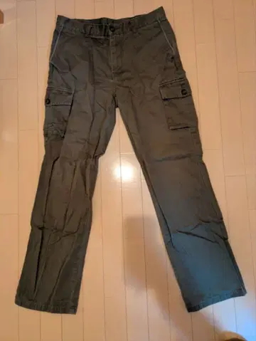 2000년대 초반 TOMMY HILFIGER 카고 팬츠 34 올리브 그린