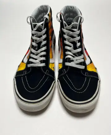Vans Sk8-Hi 스니커즈 반스 스케이트 하이 파이어 패턴