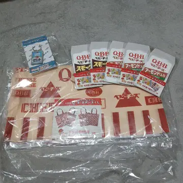 QBB 치즈 복권 에코백 양말 클립 키링