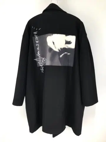 타이트 부스 피 코트 M 블랙 울