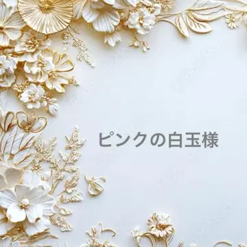 핑크의 화이트 구슬님 포켓 티슈 케이스