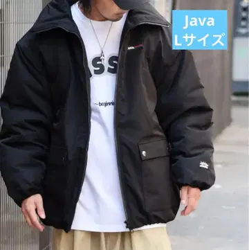 Java 블랙 L 사이즈 다운 자켓
