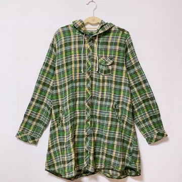 drug store's 셔츠 후드 자켓 후드 부착 코튼 소재