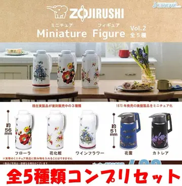 조지루시 ZOJIRUSHI 미니어처 피규어 Vol.2 전 5종 세트