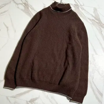 캐시미어 100%/XL 일레븐티 터틀넥 니트 스웨터 긴팔