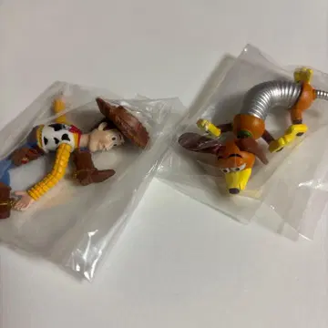토이 스토리 앤디가 왔다! 우디와 슬링키 캡슐 토이 세트