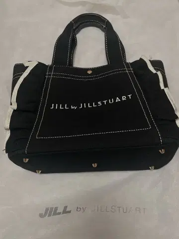 JILL BY JILLSTUART 프릴 토트 블랙