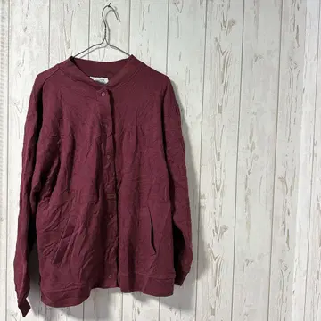 BLAIR 버건디 가디건 보라색 팥색 당일 발송