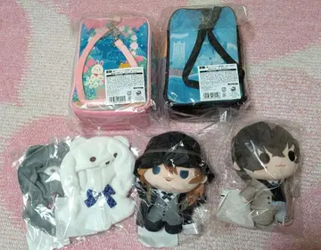 문호 스트레이독스 제비뽑기당 봉제 인형 나카하라츄야 다자이 오사무 세트