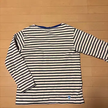 ORCIVAL 긴팔 상의 사이즈 3 화이트/네이비 스트라이프