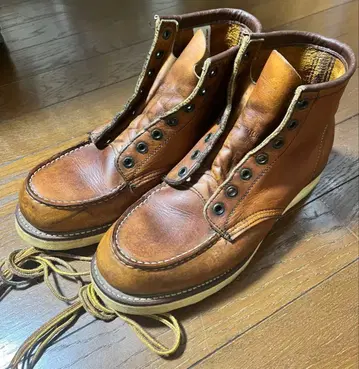 레드윙 브라운 가죽 워크 부츠