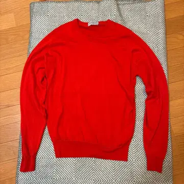 JOHN SMEDLEY M 사이즈 레드 스웨터