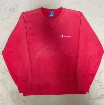 80s~90s 챔피언 맨투맨 빨간색 페이드