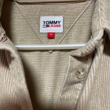 TOMMY JEANS 코듀로이 셔츠 M 사이즈 베이지