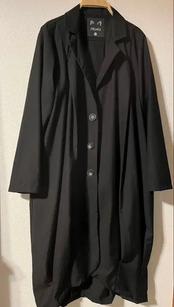 멜란지 melange 블랙 코트