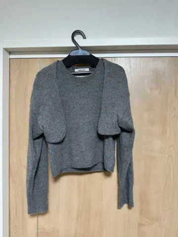 COCO DEAL 크롭 니트 (그레이)