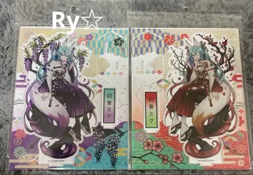 하츠네 미쿠 백귀야행 아크릴 스탠드 요호 매실 2점 묶음 판매 즉시 구매