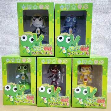 개구리 중사 케로로 스윙 헤드 피규어 5체 세트