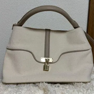 snidel 오가닉 코튼 패드락 백