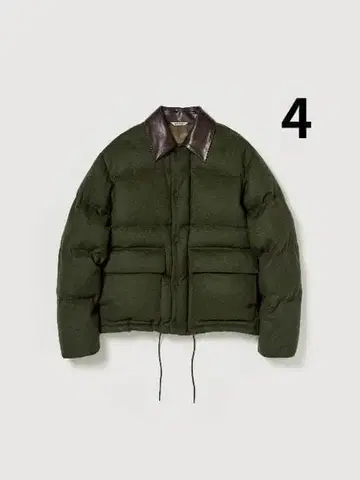 AURALEE BABY CAMEL FLANNEL DOWN BLOUSON