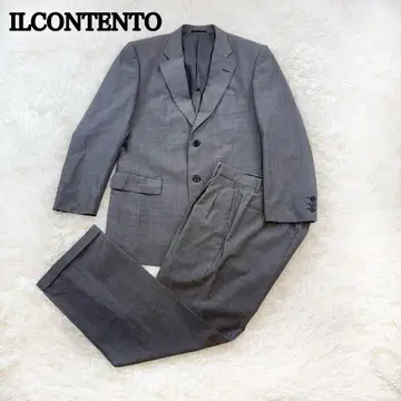 ILCONTENTO 팬츠 수트 셋업 그레이 A5 비즈니스