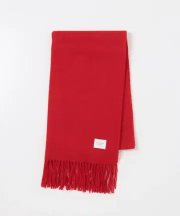 촉촉한 캐시미어 혼방 머플러 DOORS 레드