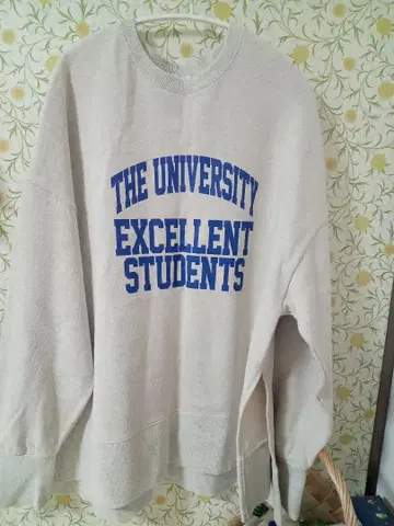 그레이 오버 사이즈 맨투맨