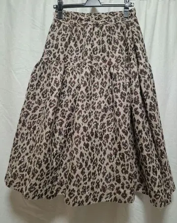 자카드 플레어 스커트