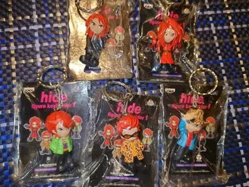 hide 피규어 키링 5개 세트