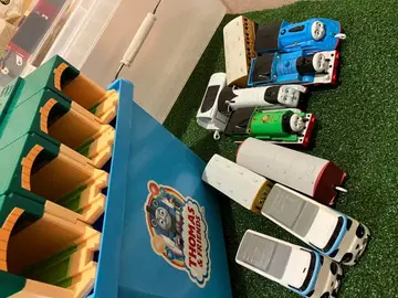 프라레일 토마스 접이식 토마스 기관고 퍼시 스펜서 세트