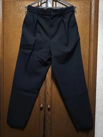 마카웨어 울 서바이벌 크로스 페그탑 팬츠 블랙 3