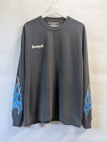 kyc님 오더 제품 ALTERNNA 파이어 패턴 롱T