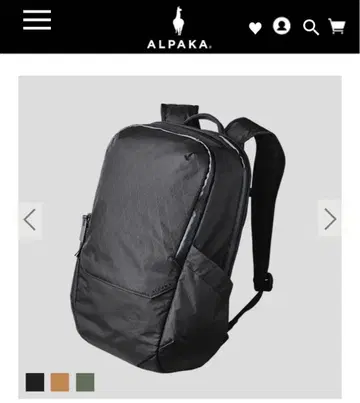 ALPAKA ELEMENTS 백팩 프로 X-PAC 블랙