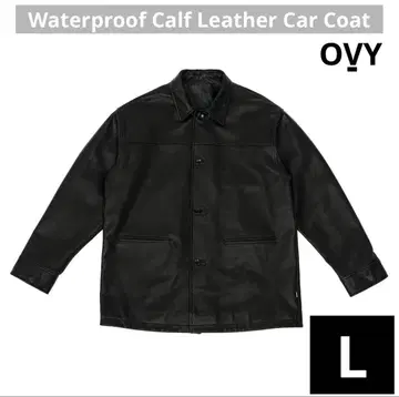 OVY 방수 송아지 가죽 카 코트 / L