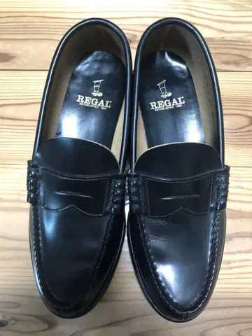 REGAL 2177 블랙 로퍼 25.5cm