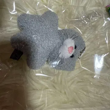 LOWRYS FARM mojojojo 콜라보 키링 고양이 그레이