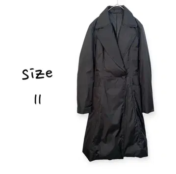 다운 코트 A라인 롱 코트 깔끔함 [ size 11 ]