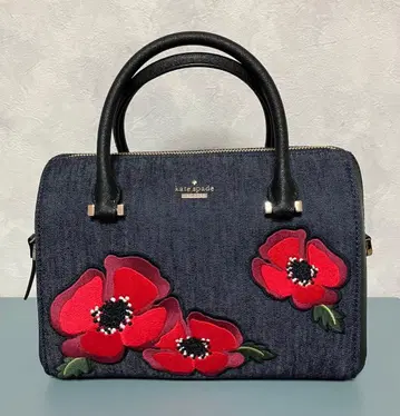 케이트 스페이드 꽃무늬 자수 핸드백