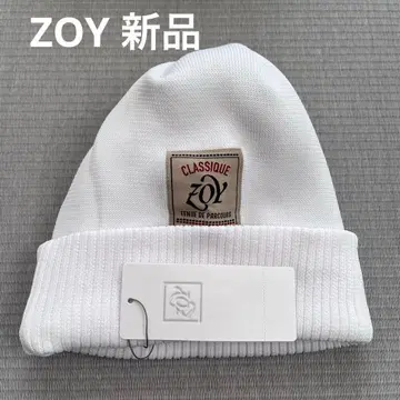 CLASSIQUE ZOY 화이트 니트 모자