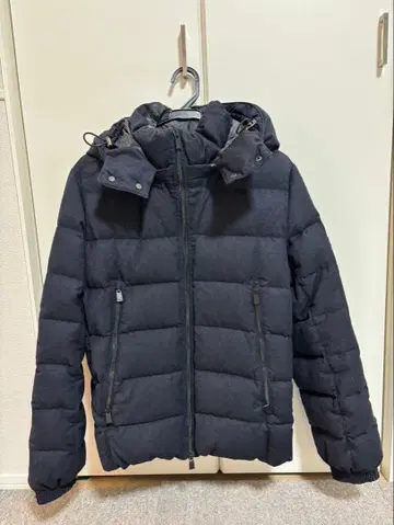 TATRAS 후드 부착 다운 자켓 네이비