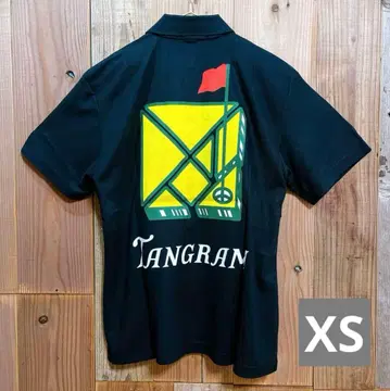 미사용 새상품 탕그람 블랙 피케 셔츠 XS