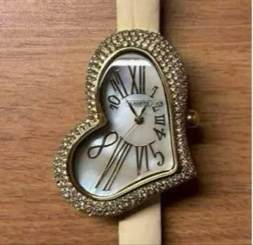 새상품급 ABISTE 쉘 다이얼 하트형 손목시계