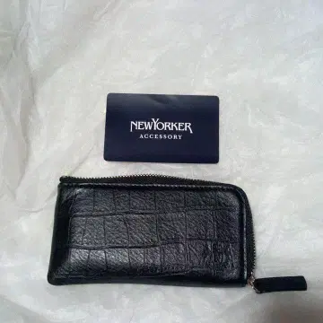 미사용 새상품 NEW YORKER 가죽 키케이스 코인 케이스 블랙