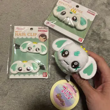 쁘띠 배지 빛의 전사 프리큐어 Max Heart 포룬 헤어 클립