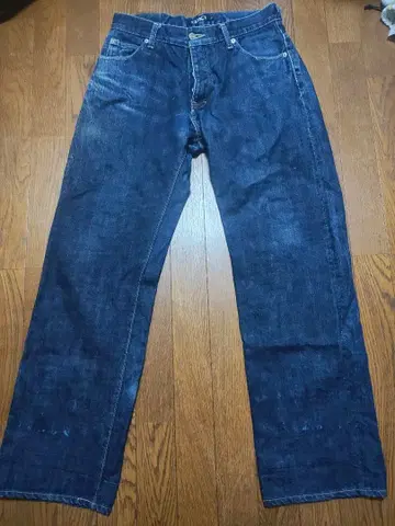 클럭 cluct 데님 셀비지 빈티지 라디얼 쿠티