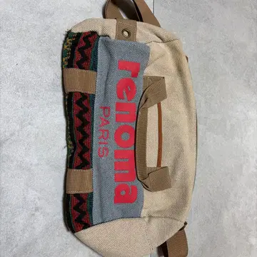 르노마 토트백 베이지/파랑