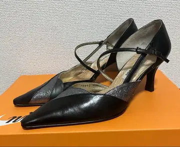 elegance 히미코 크로스 스트랩 스틸레토