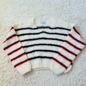 TRICOTJEANMARK 트리코 진 마크 보더 니트 스웨터