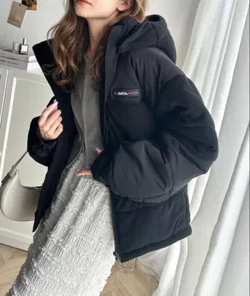 클래식 엘프 Java 플리스 이소재 도킹 오버 사이즈 충전솜 아우터 M