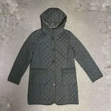 [무인양품] 퀼팅 코트 후드 부착 자켓 캐주얼 아우터